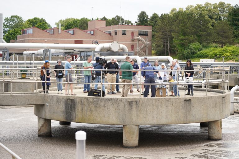 A group of students on a tour